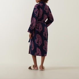 Tiger Tie-Fastening Robe