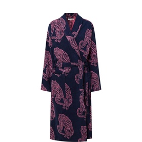 Tiger Tie-Fastening Robe