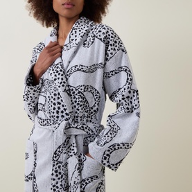 Tiger Tie-Fastening Robe