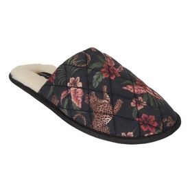 Leopard Floral Slippers
