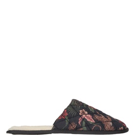 Leopard Floral Slippers