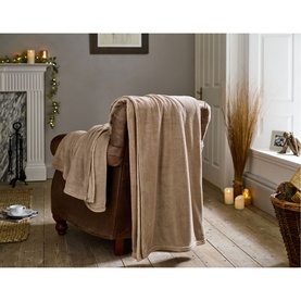 The Big One Large Throw Taupe