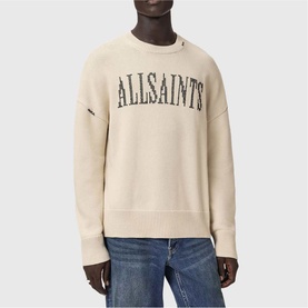 Crossed Logo Oversized Sweater