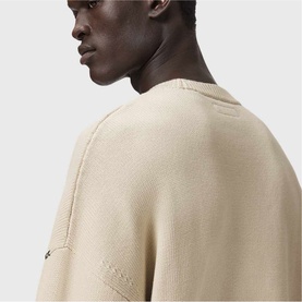 Crossed Logo Oversized Sweater