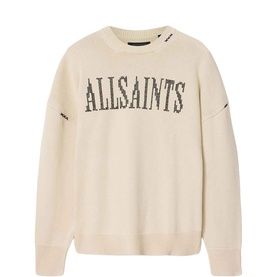 Crossed Logo Oversized Sweater