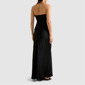Isra Draped Off The Shoulder Gown