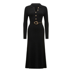 Kelani Belted Midi Dress