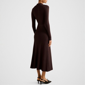 Kelani Belted Ribbed Knit Dress