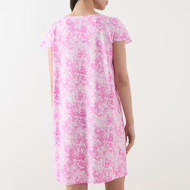 Monogram Logo Floral Night Dress