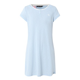 Monogram Logo Striped Night Dress