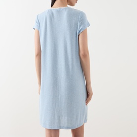 Monogram Logo Striped Night Dress