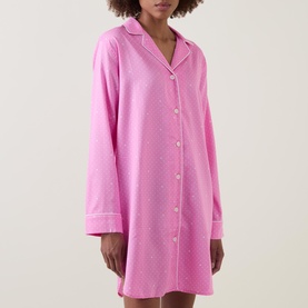 Heart Print Night Dress