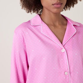 Heart Print Night Dress