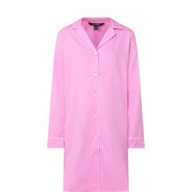Heart Print Night Dress
