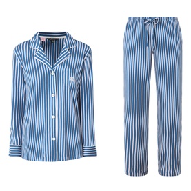 Monogram Logo Striped Pyjama Set