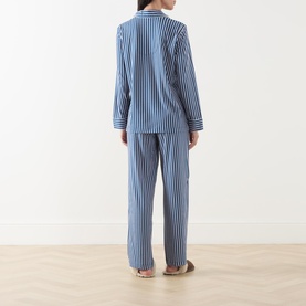 Monogram Logo Striped Pyjama Set