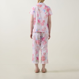 Monogram Logo Floral Print Pyjama Set