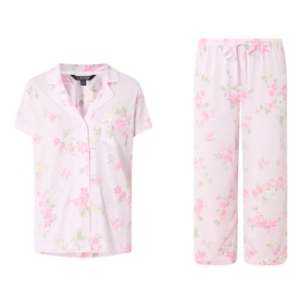 Monogram Logo Floral Pyjama Set