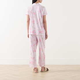 Monogram Logo Floral Pyjama Set