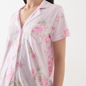 Monogram Logo Floral Pyjama Set