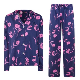Contrast Floral Pyjama Set