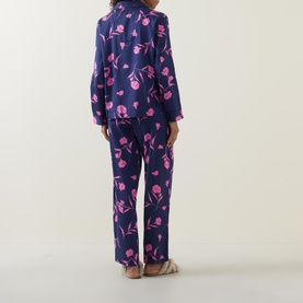 Contrast Floral Pyjama Set