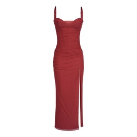 Lini Stretch Mesh Corset Dress