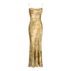 Nalani Printed Satin Gown