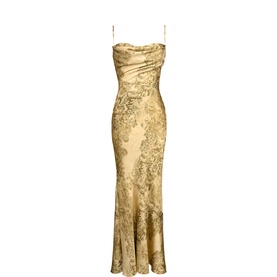 Nalani Printed Satin Gown