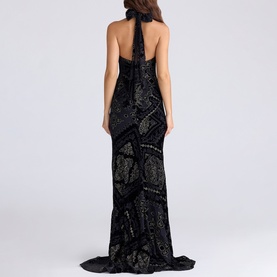 Oliviana Devor&eacute; Velvet Gown
