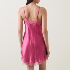 Scarlett Lace Silk Chemise