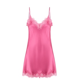 Scarlett Lace Silk Chemise