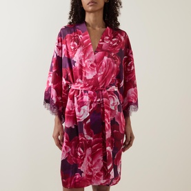 Scarlett Lace Trim Kimono