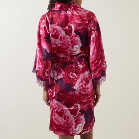 Scarlett Lace Trim Kimono