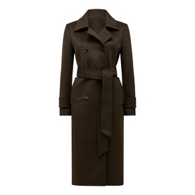 Sophie Petite Double-Breasted Trench Coat