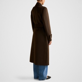Sophie Petite Double-Breasted Trench Coat