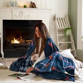 Heated Throw Pheasant Multi