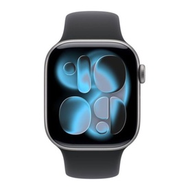 Watch 11 42mm Space Grey Aluminium Black Band M/L