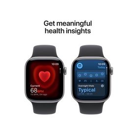 Watch 11 42mm Space Grey Aluminium Black Band M/L