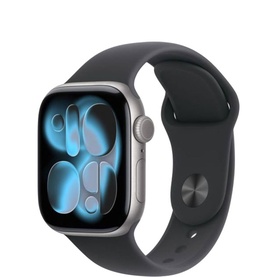 Watch 11 42mm Space Grey Aluminium Black Band S/M