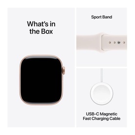 Watch 11 46mm Rose Gold Aluminium with Light Blush Sport Band S/M