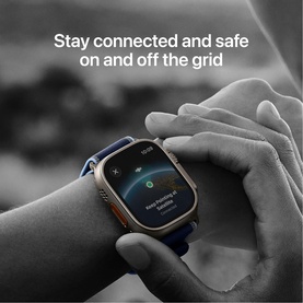 Watch Ultra 3 49mm Natural Titanium with Anchor Blue Ocean Band