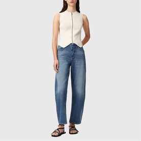 Cruz Ribbed Zip Waistcoat