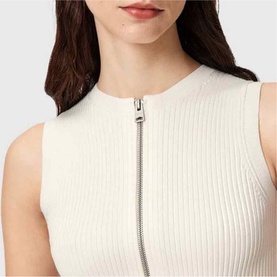 Cruz Ribbed Zip Waistcoat