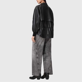 Fox Loose Mid-Rise Wide Leg Jeans