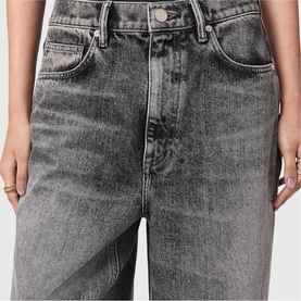 Fox Loose Mid-Rise Wide Leg Jeans