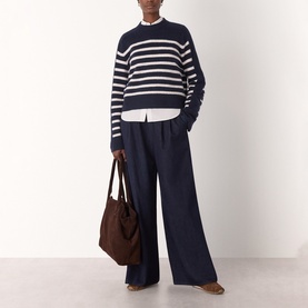 Striped Knit Sweater