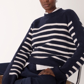 Striped Knit Sweater