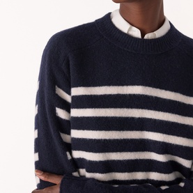 Striped Knit Sweater
