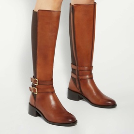 Tatter Knee-High Riding Boots